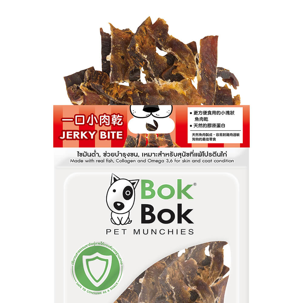 BokBok鮮吃魚-一口小肉乾50g (狗)