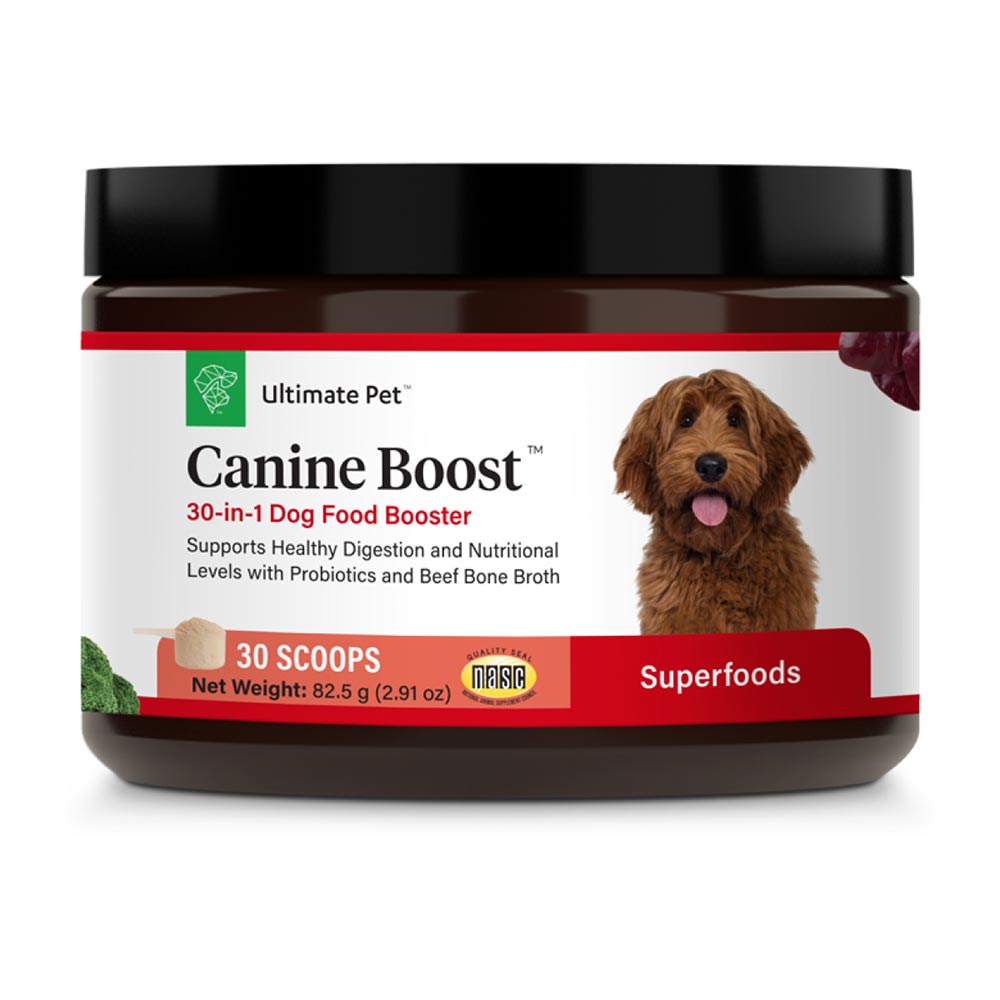 Ultimate Pet Nutrition Canine Boost Multivitamin Powder Supplement for Dogs, 3.17 oz.