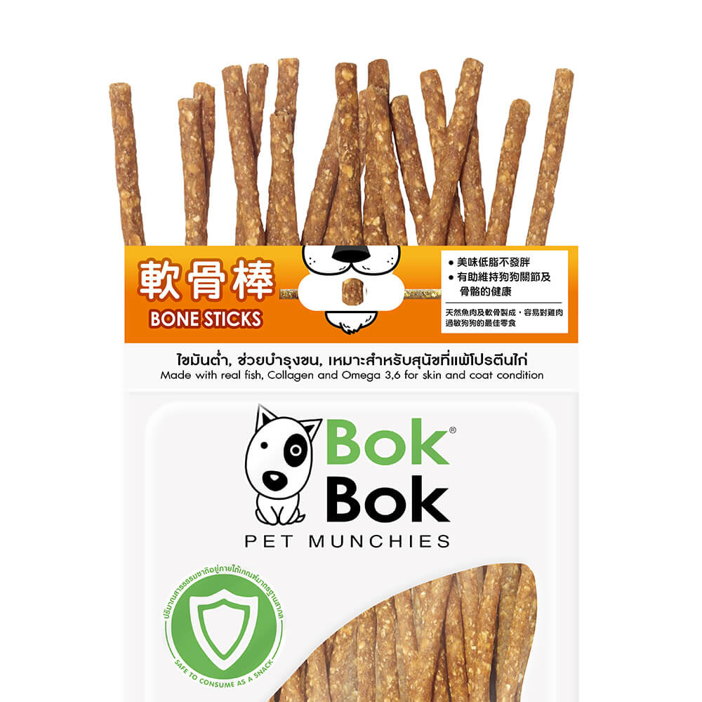 BokBok鮮吃魚-軟骨棒50g (狗)
