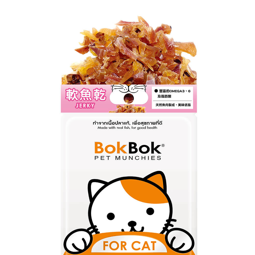 BokBok鮮吃魚-軟魚乾35g(貓)