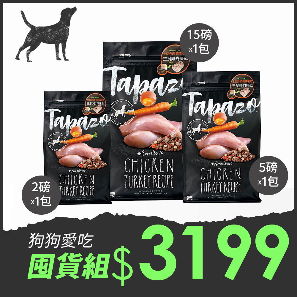【凍乾三重奏】成犬低敏火雞配方 22磅(9.98公斤)(狗飼料)