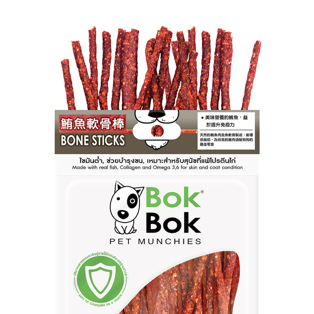 BokBok鮮吃魚-鮪魚軟骨棒50g (狗)