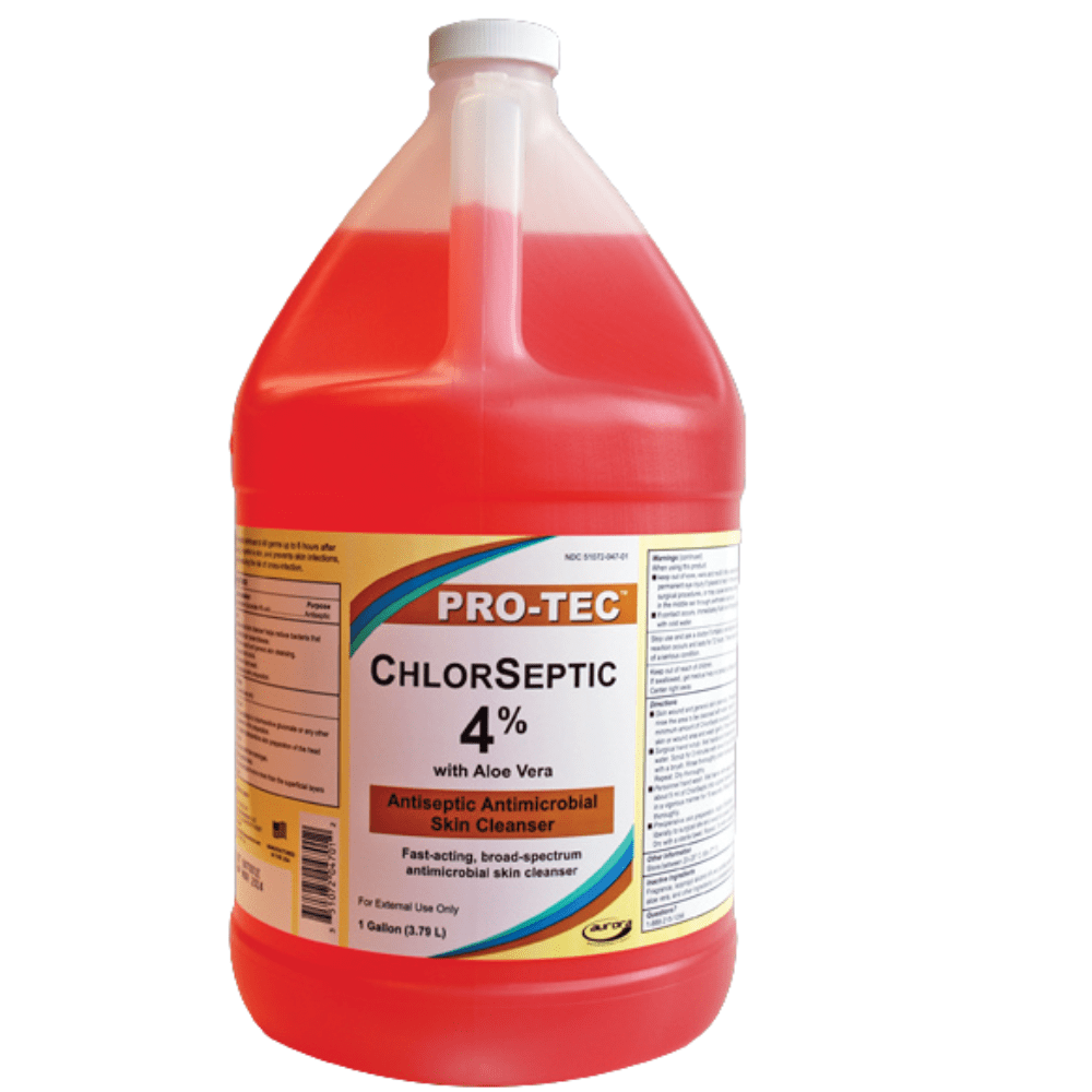 Pro-Tec Chlorseptic 4% Scrub with Aloe Vera (1 Gallon)