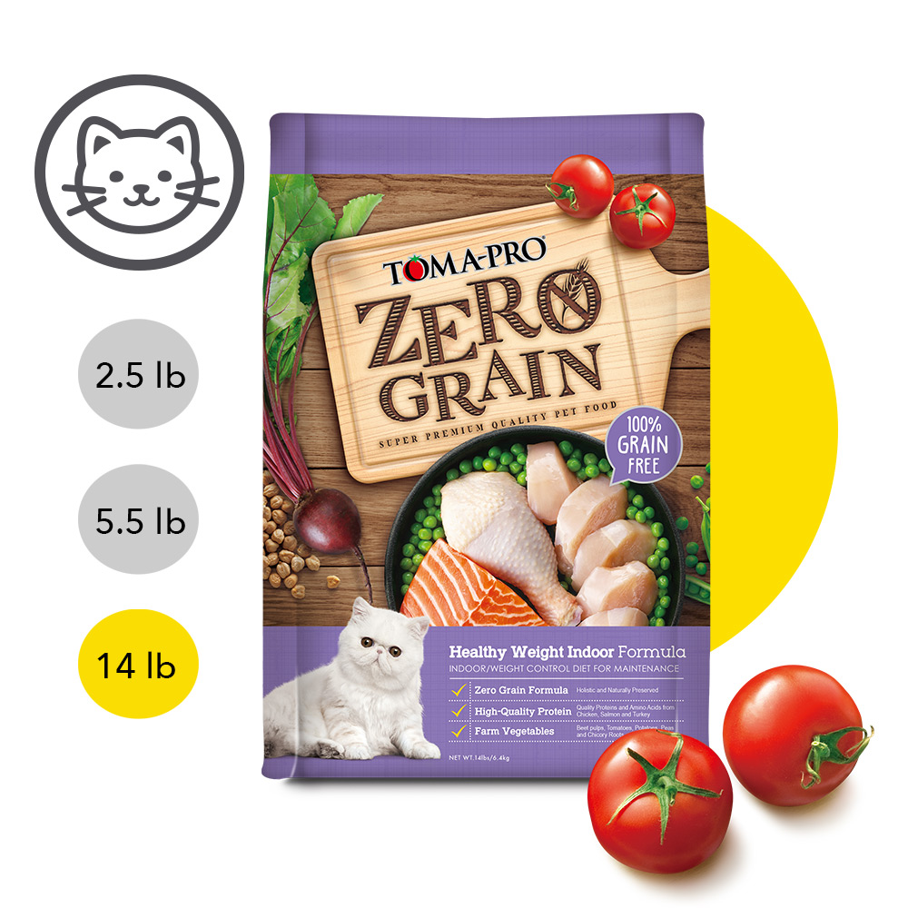【優格】零穀系列-0%零穀室內貓體控管理(成貓專用雞肉配方) 14磅(6.35公斤)(貓飼料)